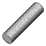 DIN 975 - Steel 04 - metric left - Threaded control rods