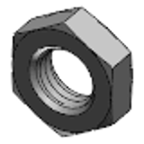 DIN 439 B - Steel 04 zinc-plated (pressed) - Hexagon thin nuts, form B