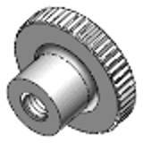 DIN 466 - A2 - Knurled thumb nuts, high form