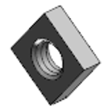 DIN 562 - Steel zinc-plated - Square thin nuts