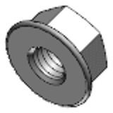 DIN 6923 - Steel 8 zinc-plated - Hexagon nuts with flange