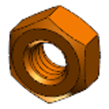 DIN 934 - Brass - Hexagon nuts