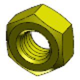DIN 934 - Steel 8 zinc-plated yellow - Hexagon nuts