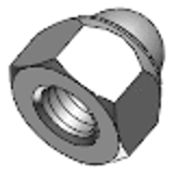 DIN 986 - Steel 5 zinc-plated - Prevailing torque type hexagon domed cap nuts with non metallic insert