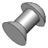 DIN 661 - A2 - Senkniete Nenndurchmesser 1 bis 8 mm, Form A