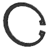DIN 472 - Stainless steel  phosphated - Retaining rings for bores