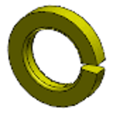 DIN 7980 - Federstahl verzinkt gelb - Federringe für Zylinderschrauben (Achtung: Ersatzlos zurückgezogen)