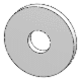 DIN 440 R - A2 - Discs with round holes, mainly for wooden construction, form R