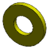 DIN 6796 - Spring steel zinc-plated yellow - Conical spring washers for bolted connections