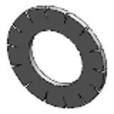 DIN 6798 A - A4 - Tooth lock washers, form A