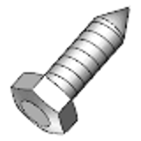DIN 7976 C / ISO 1479 - A2 - Hexagon head tapping screws, form C