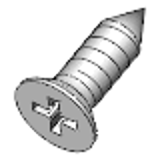 DIN 7982 C / ISO 7050 C-H - A2 - Cross recessed countersunk flat head tapping screws
