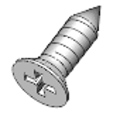 DIN 7982 C / ISO 7050 C-H - A4 - Cross recessed countersunk flat head tapping screws
