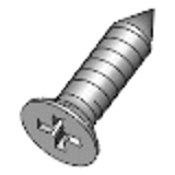 DIN 7982 C / ISO 7050 C-H - Steel hardened zinc-plated - Cross recessed countersunk flat head tapping screws