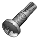 DIN 7504 M-H - Steel hardened nickel-plated - Self-drilling screws with tapping screw thread, form M