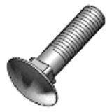 DIN 603 - Steel 8.8 zinc-plated - Mushroom head square neck bolts (Cup square neck bolts)