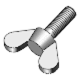 DIN 316 - Temperguß zinc-plated - Wing screws