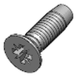 DIN 7500-1 ME - Einsatzstahl galvanisch verzinkt - Gewindefurchenden Schrauben für metrisches Gewinde, Form ME