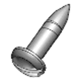 DIN 96 - Steel zinc-plated - Slotted round head wood screws