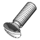DIN 964 - A4-70 - Slotted raised countersunk (oval) head screws