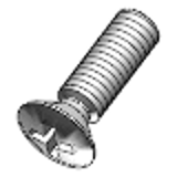 DIN 966 - A4 - Cross recessed countersunk (oval) head screws, thread with head