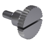 DIN 465 - A2 - Slotted knurled thumb screws