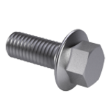 DIN 6921 - A2 - Hexagon bolts with flange and locking teeth