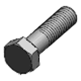 DIN 931-1 / ISO 4014 - Steel 8.8 Dacromet - Hexagon set screws with shank, product classes A and B