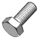 DIN 933 - A4 - Hexagon set screws with thread to head, product classes A and B