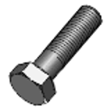 DIN 960 - Steel 8.8 - Hexagon set screws with shank, metric fine thread