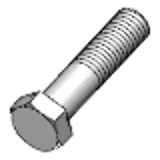 ISO 4014 - A2 - Hexagon head bolts with shank, product classes A and B