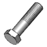 ISO 4014 - Steel 5.6 zinc-plated - Hexagon head bolts with shank, product classes A and B