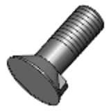 DIN 604 - Steel 3.6 or 4.6 (depending on the manufacturer) - Flat countersunk nib bolts