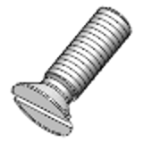DIN 963 - Polyamide (white) - Slotted countersunk flat head screws