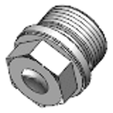 DIN 910 - A2 - Sealing screw with collar and external hexagon, with pipe thread