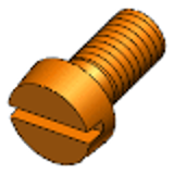 DIN 84 - Brass - Cylinder head screws, ISO 1207