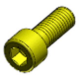 DIN 912 / ISO 4762 - Stahl 8.8 verzinkt gelb - Zylinderschrauben mit Innensechskant